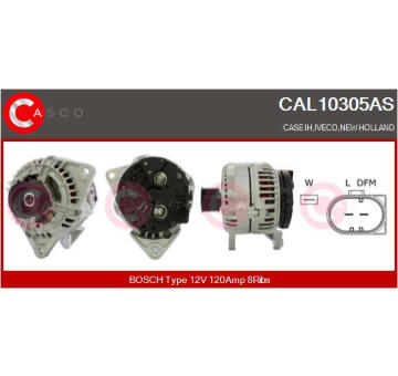 Alternátor CASCO CAL10276GS