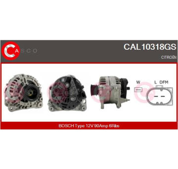 Alternátor CASCO CAL10294AS
