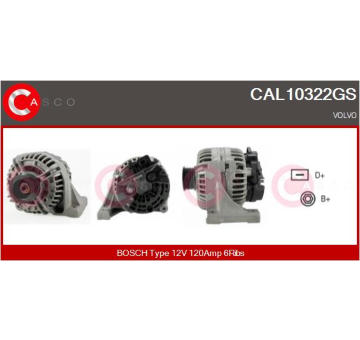 Alternátor CASCO CAL10298AS