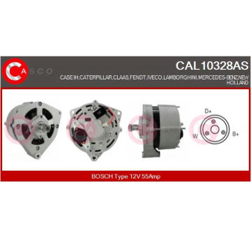 Alternátor CASCO CAL10307AS