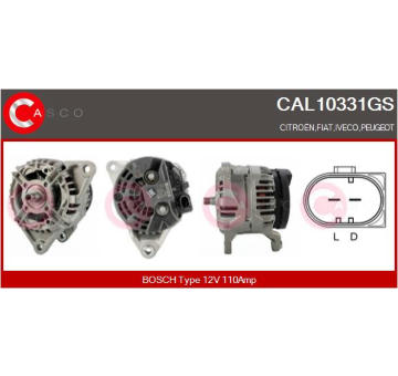 Alternátor CASCO CAL10311AS