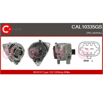 Alternátor CASCO CAL10318AS
