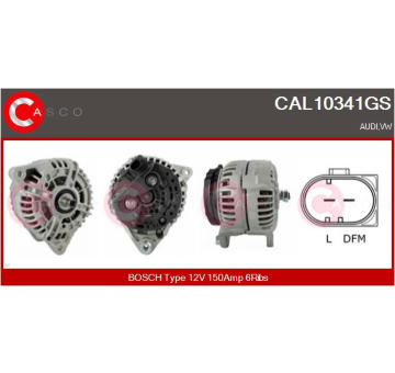 Odpor vnútorného ventilátora CASCO CRS70015GS