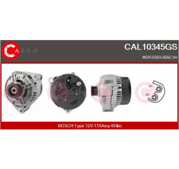 Sada akceleračního pedálu CASCO CAP74001GS