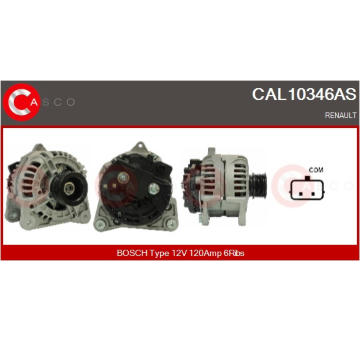 Sada akceleračního pedálu CASCO CAP74017AS