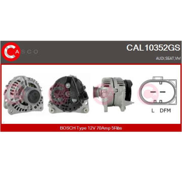 generátor CASCO CAL10352GS
