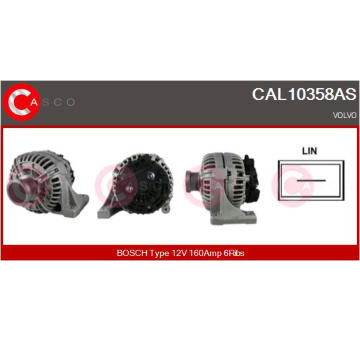 Rotor żtartéra CASCO CAR10003AS