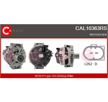 Rotor żtartéra CASCO CAR10014AS