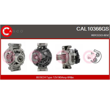 Alternátor CASCO CAL10362AS