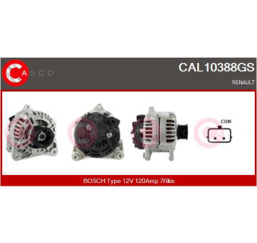 Rotor żtartéra CASCO CAR10144AS