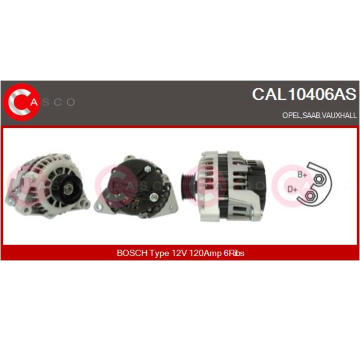 Alternátor CASCO CAL10406AS