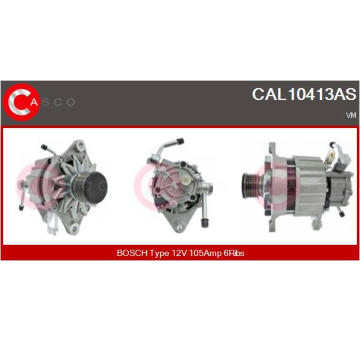 Alternátor CASCO CAL10430AS