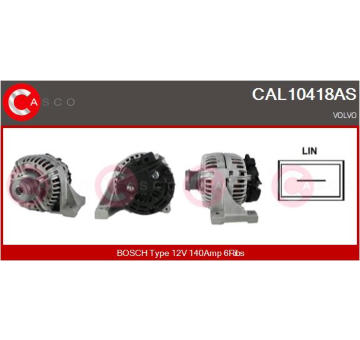 generátor CASCO CAL10418AS