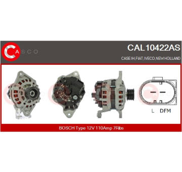 Odpor, vnitřní tlakový ventilátor CASCO CRS83006AS