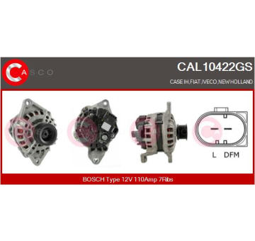 generátor CASCO CAL10443AS