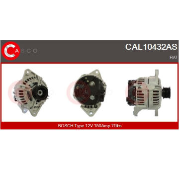 generátor CASCO CAL10761GS