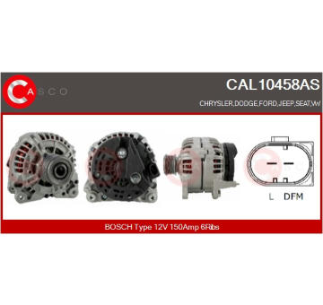 Rotor żtartéra CASCO CAR30071AS