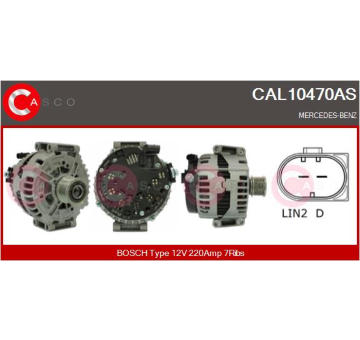 Rotor żtartéra CASCO CAR35009AS
