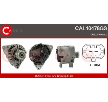 Rotor żtartéra CASCO CAR35026AS
