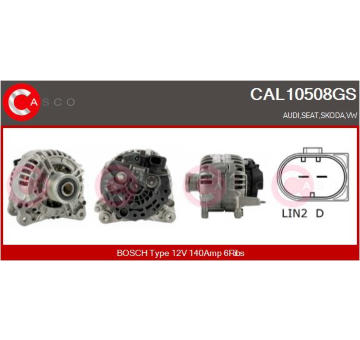 Alternátor CASCO CAL10557AS