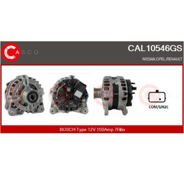 generátor CASCO CAL10602AS