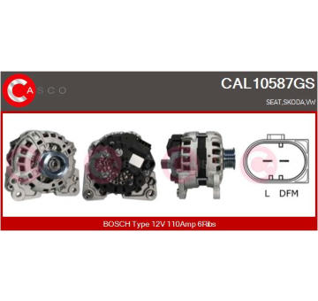 Drżiak uhlíkov CASCO CBH10100AS