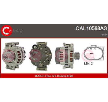 Drżiak uhlíkov CASCO CBH10100GS