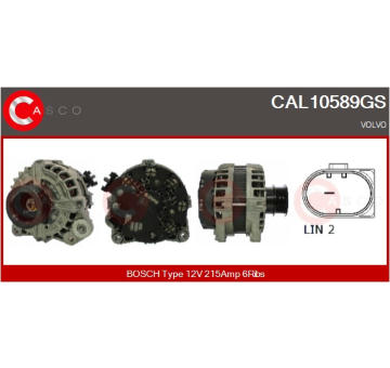 Držák, uhlíkové kartáče CASCO CBH10102AS