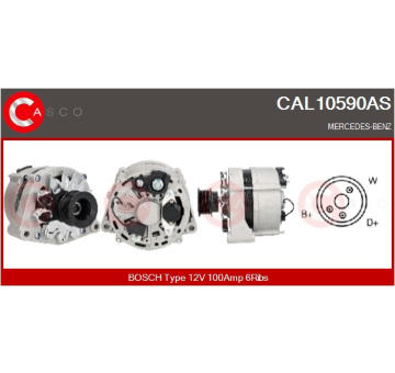 Držák, uhlíkové kartáče CASCO CBH10102GS