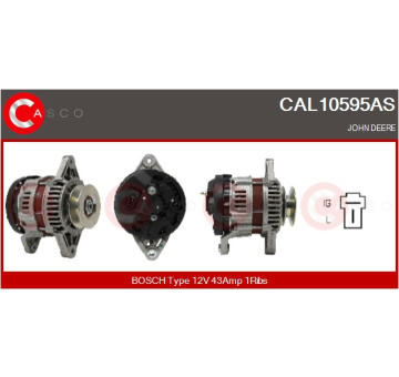 Drżiak uhlíkov CASCO CBH10109AS