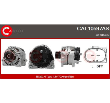Drżiak uhlíkov CASCO CBH10111AS