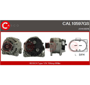 Držák, uhlíkové kartáče CASCO CBH10111GS