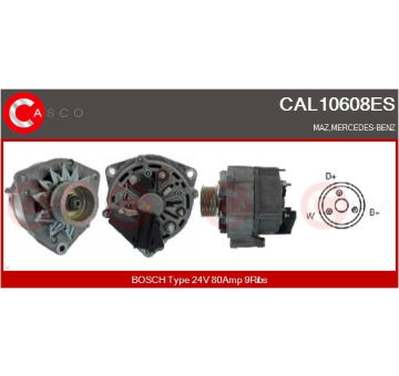 Drżiak uhlíkov CASCO CBH10130AS