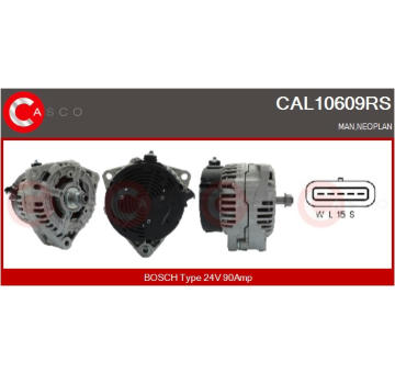 Rameno sterace, cisteni skel CASCO CWA74302AS