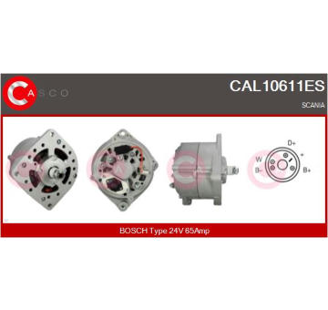 Rameno sterace, cisteni skel CASCO CWA74306AS