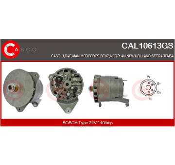 Drżiak uhlíkov CASCO CBH10148AS