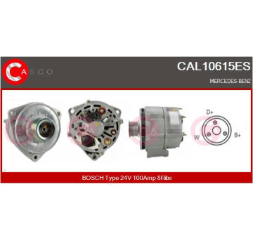 Rameno sterace, cisteni skel CASCO CWA76100AS