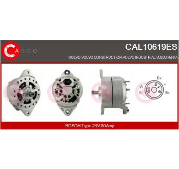 generátor CASCO CAL10619ES