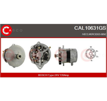 Drżiak uhlíkov CASCO CBH14104AS