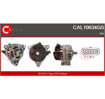 Drżiak uhlíkov CASCO CBH14111AS