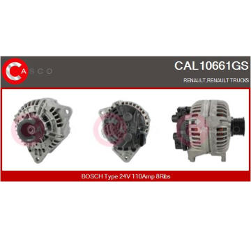generátor CASCO CAL10756GS