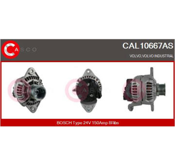 generátor CASCO CAL10764GS