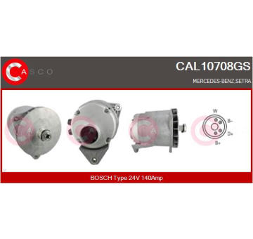 Uhlíkový kartáč, startér CASCO CBM10025AS