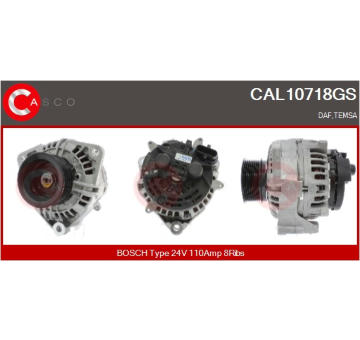 generátor CASCO CAL10065GS
