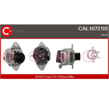 Uhlíkový kartáč, startér CASCO CBM10046AS