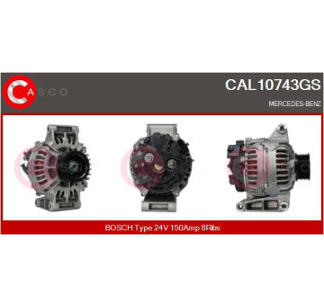 Motor stěračů CASCO CWM48306AS