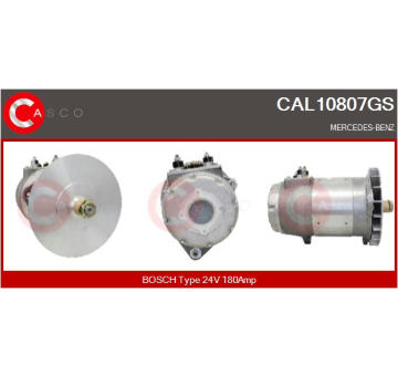 Uhlíkový kartáč, startér CASCO CBM30011AS