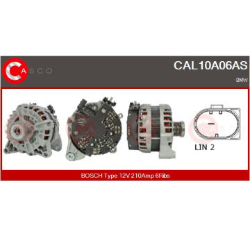 generátor CASCO CAL10157GS