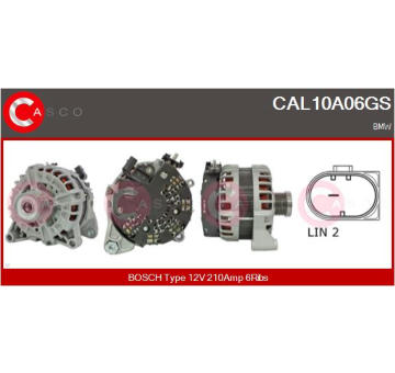 generátor CASCO CAL10158AS