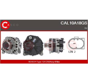 generátor CASCO CAL10171AS